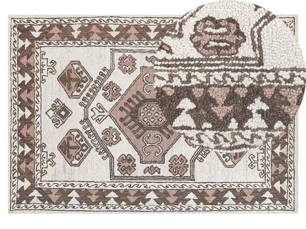 Alfombra TOMARZA Multicolor 140 x 200 cm Lana - Textil