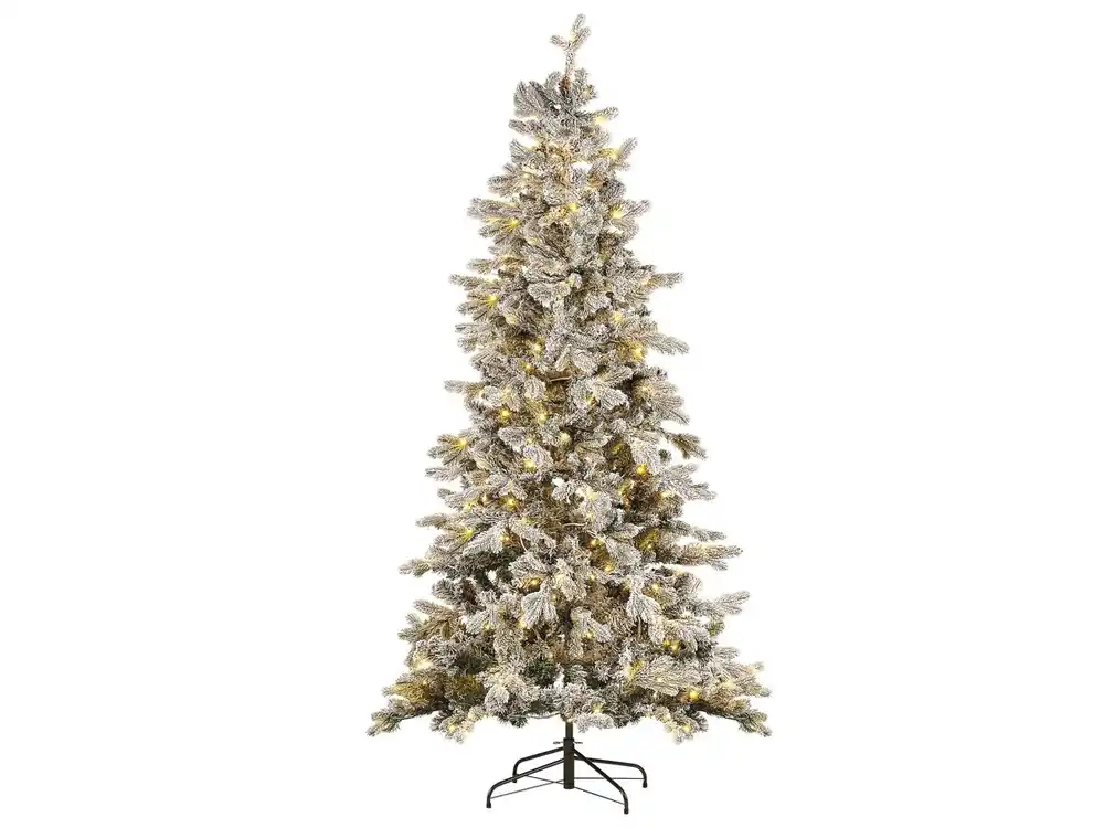 Árbol de Navidad preiluminado LED TATLOW 120 cm Verde - Decoración