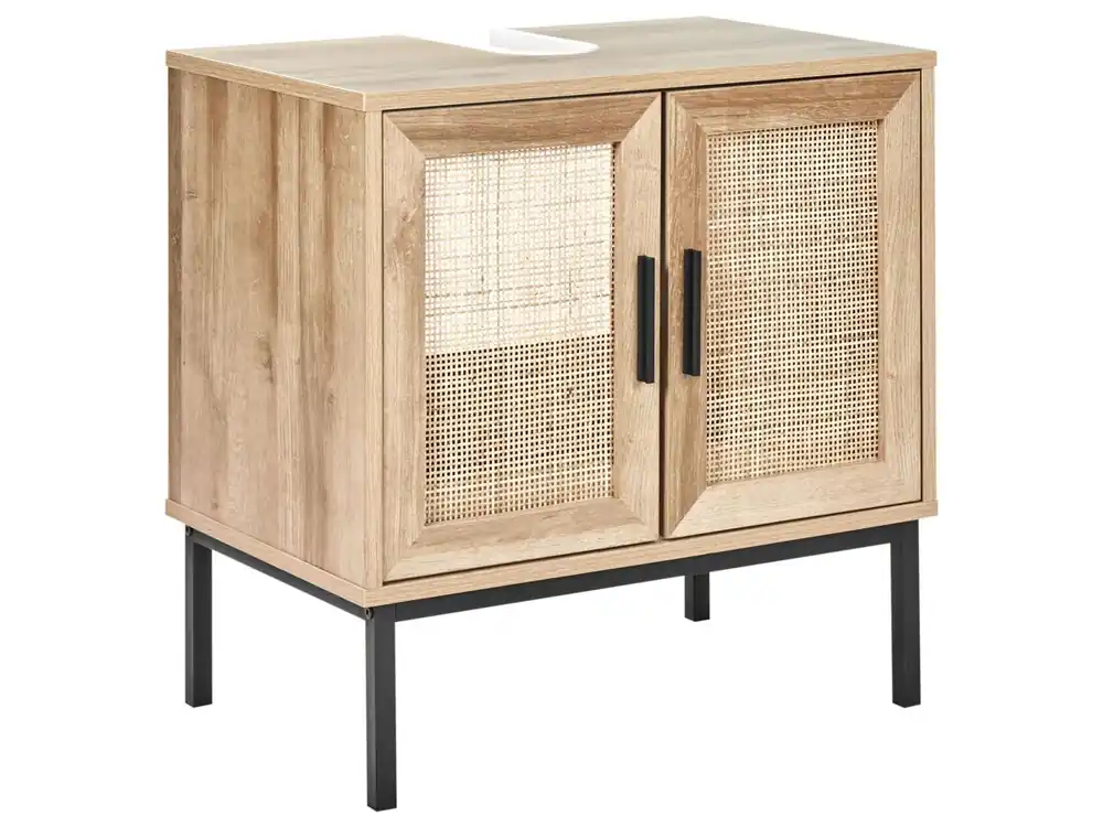 Mueble para lavabo ROSELL 60 cm Marrón claro - Baño
