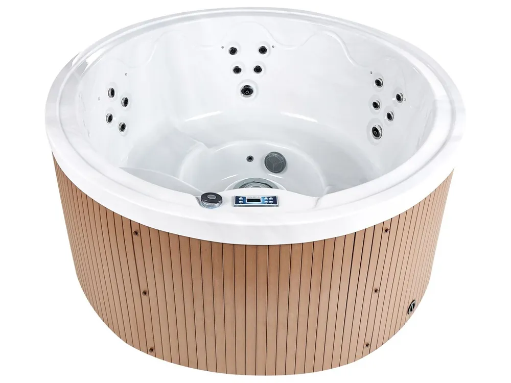 Bañera de hidromasaje LED exterior MARFIL Blanco - Baño