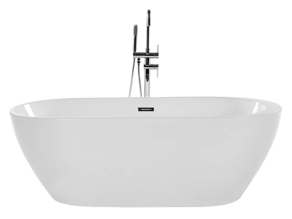 Bañera independiente NEVIS 150 x 75 cm Blanco - Baño