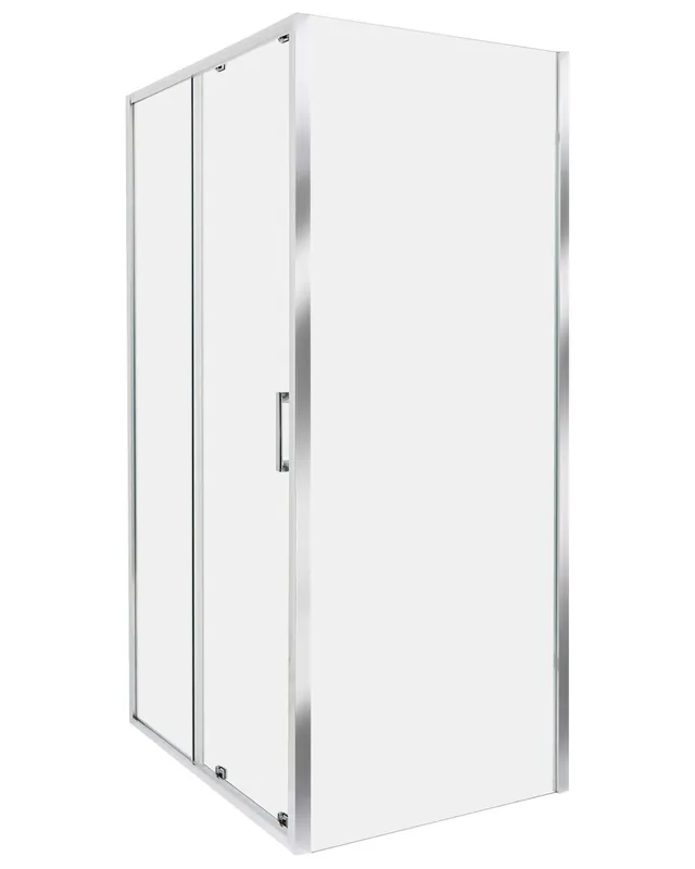 Cabina de ducha YORO 80 x 100 x 185 cm Plateado - Baño