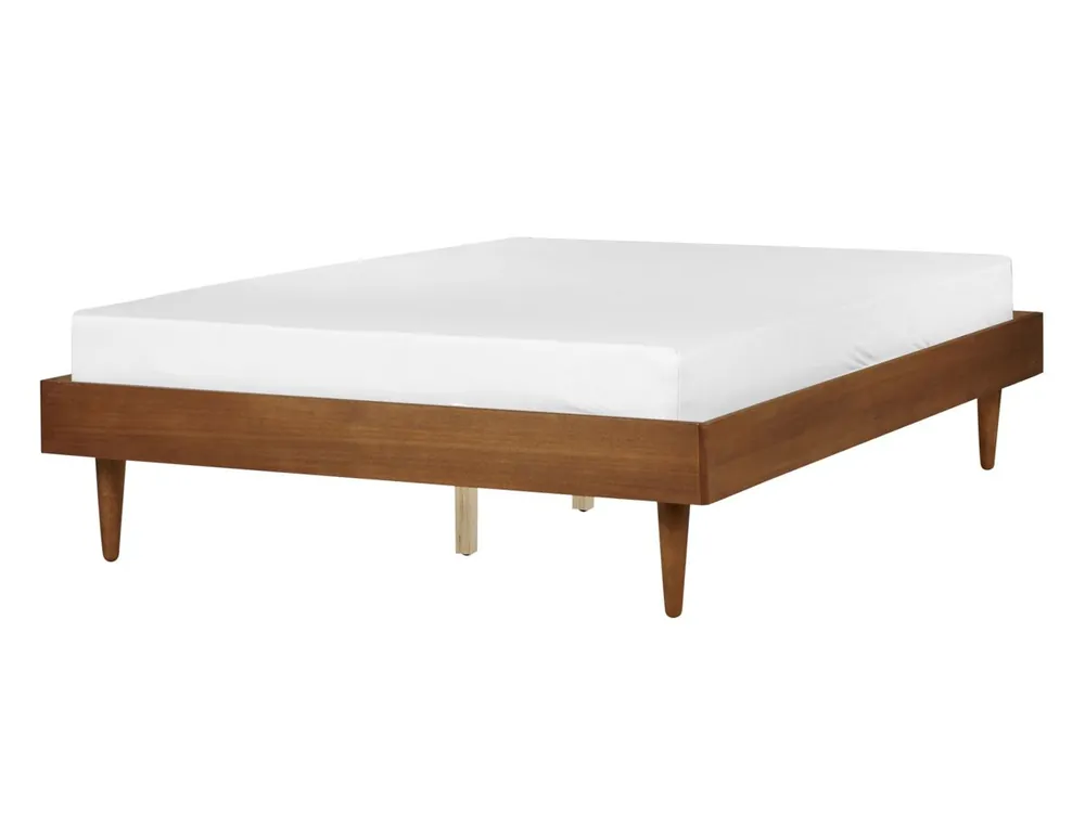 Cama TOUCY 140 x 200 cm Fresno marrón - Descanso