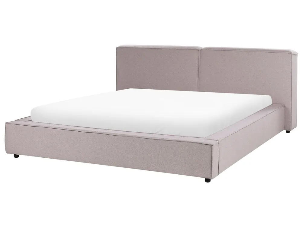 Cama Tela LINARDS 180 x 200 cm Blanco crema - Descanso
