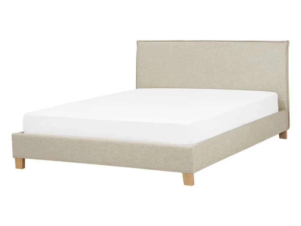 Cama Tela SENNEZ 140 x 200 cm Beige - Descanso