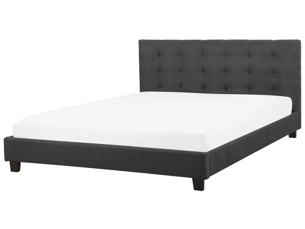 Cama de agua Tela LA ROCHELLE 180 x 200 cm Gris oscuro - Descanso