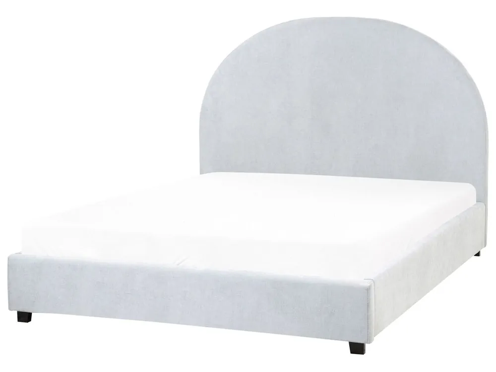 Cama Tela VAUCLUSE 140 x 200 cm Azul claro - Descanso