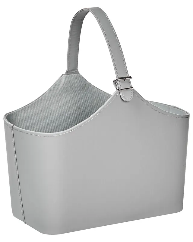 Cesta ELAM Piel sintética Gris - Decoración