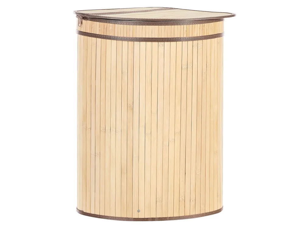 Cesta BADULLA Madera de bambú Marrón claro - Baño