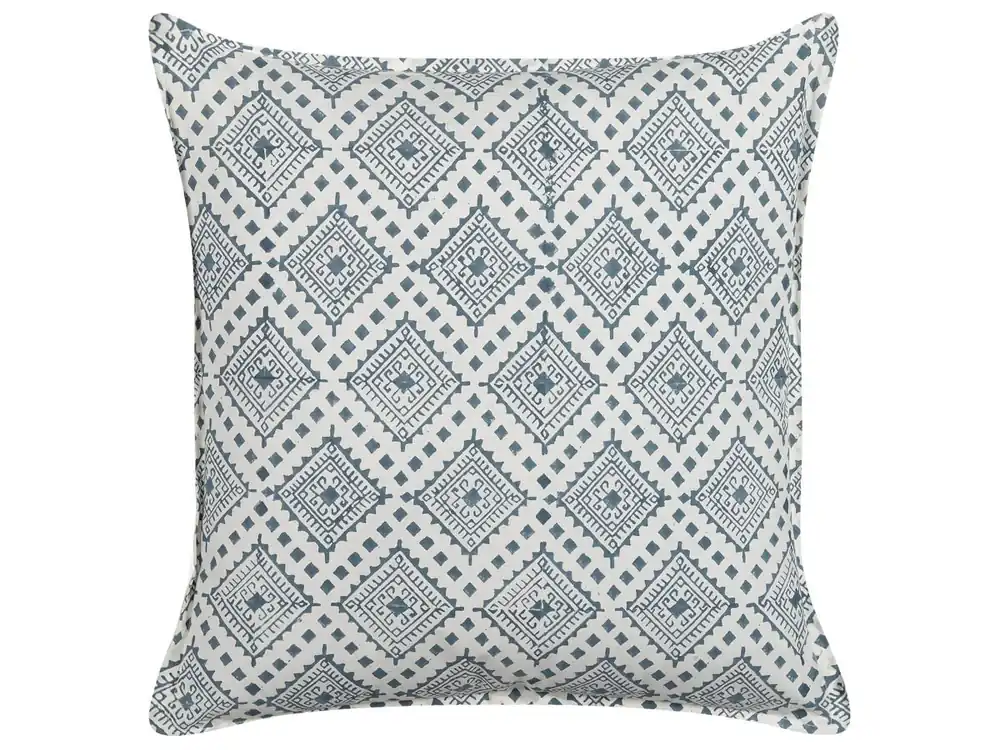 Cojín decorativo CORDATA Algodón 45 x 45 cm Azul Patrón oriental - Textil