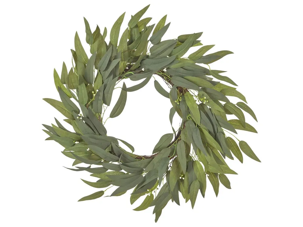 Corona decorativa verde ø 70 cm GAMRUN - Electrodomésticos