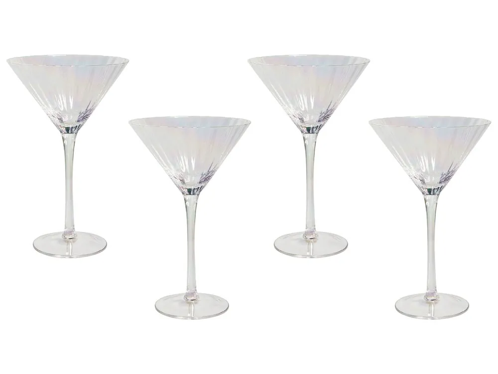 Conjunto de 4 copas de martini MORGANITE 220 ml Transparente - Decoración