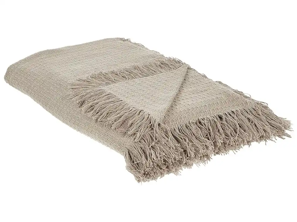 Colcha YERBENT Algodón 200 x 220 cm Gris pardo - Textil