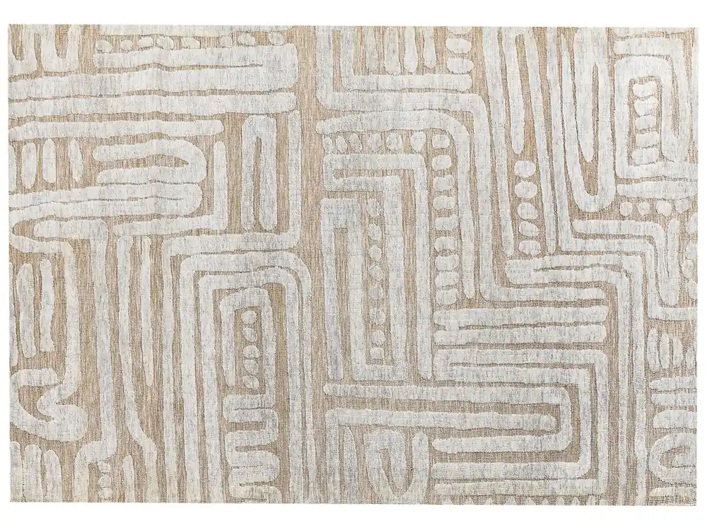 Alfombra MANDAI Beige 160 x 230 cm - Textil
