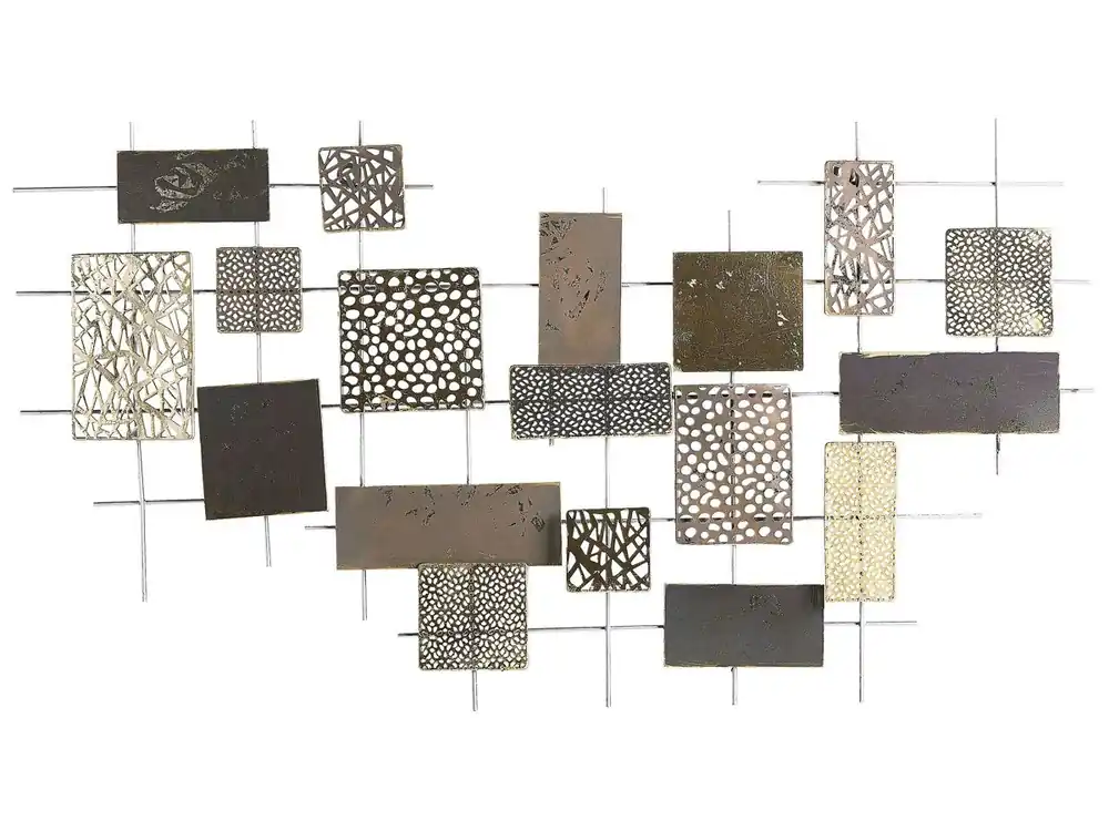 Decoración de pared ASTATINE Metal 50 cm Dorado