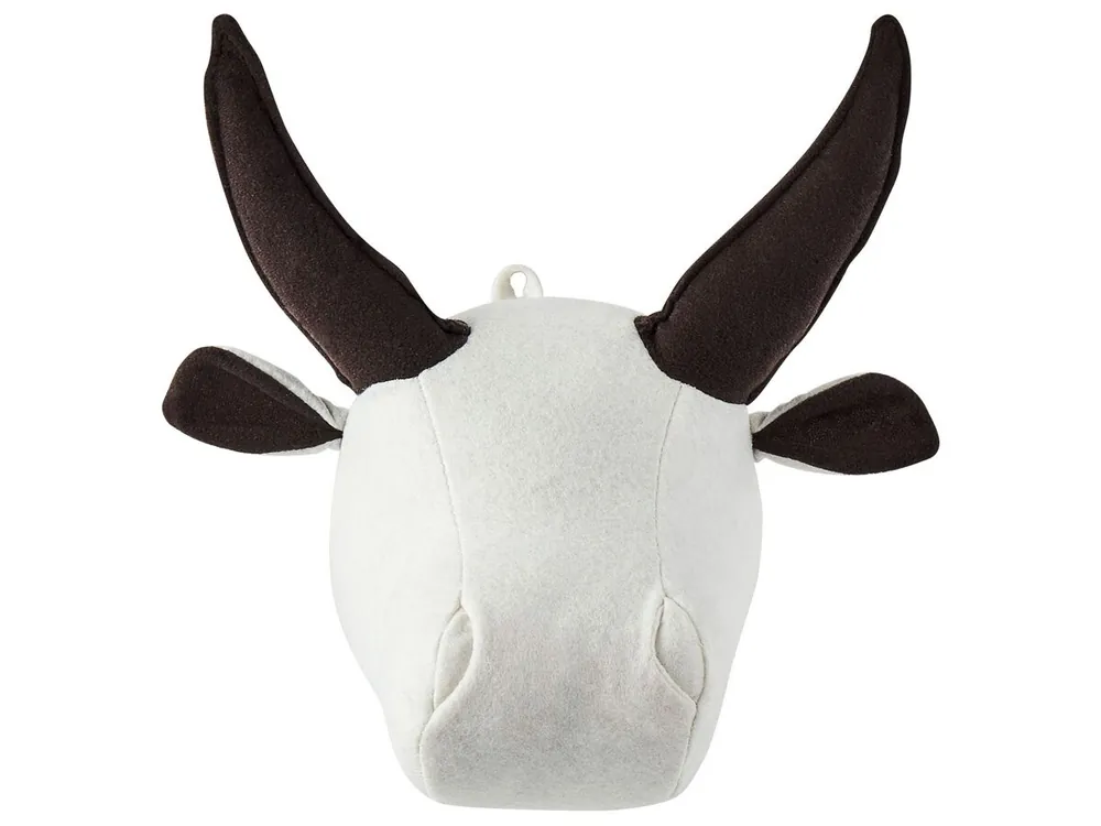 Decoración de pared infantil Toro GEOFFREY Algodón 24 cm Blanco - Bebé