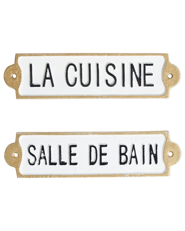 Decoración de pared ISERE 6 cm Blanco
