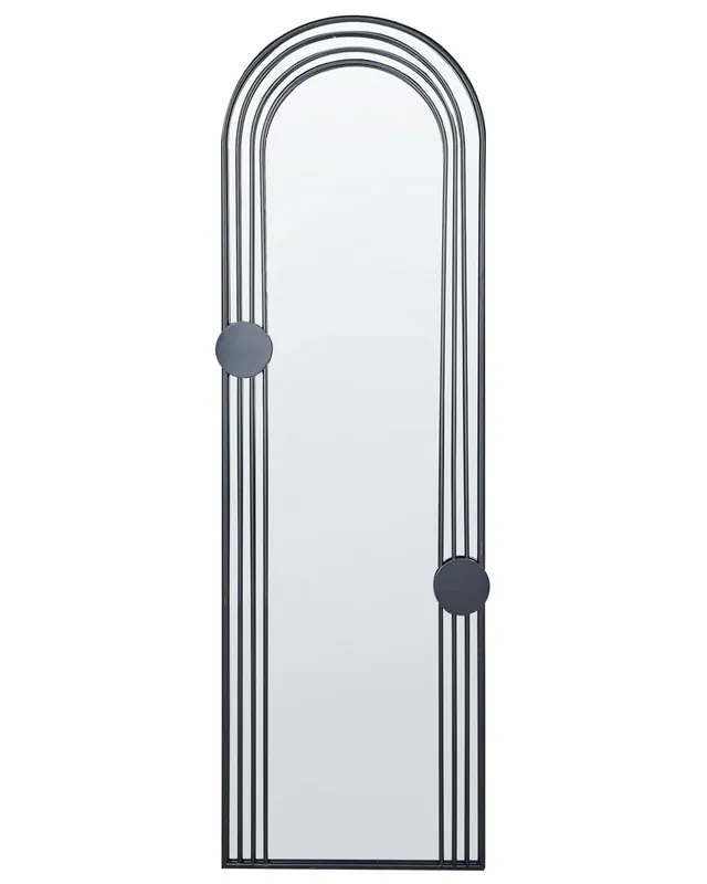 Espejo AJAIN 45 cm 146 cm Metal Negro - Decoración