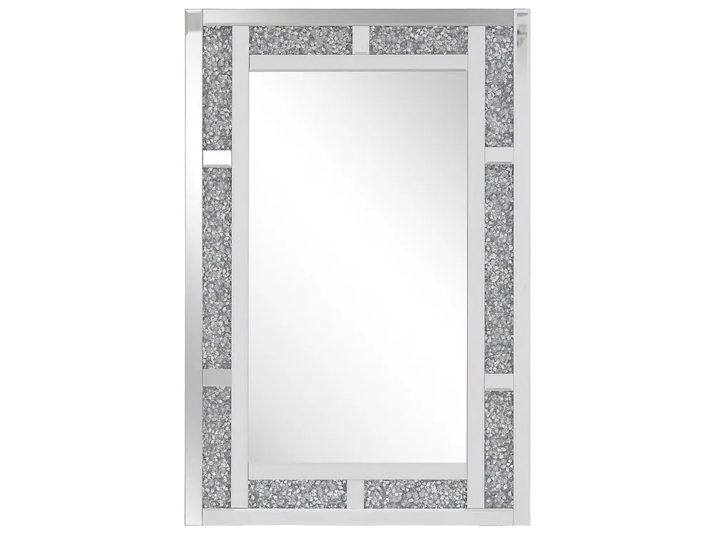 Espejo AVRILLE 60 cm 90 cm Plateado - Decoración