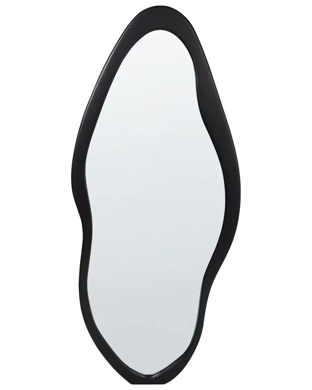 Espejo BLET 80 cm 180 cm Madera de paulownia Negro - Decoración