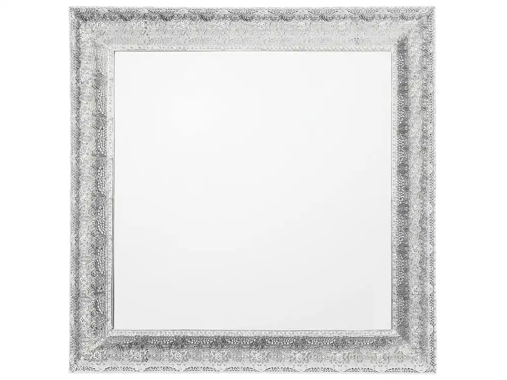 Espejo CAVAN 65 cm 65 cm Metal Plateado - Decoración