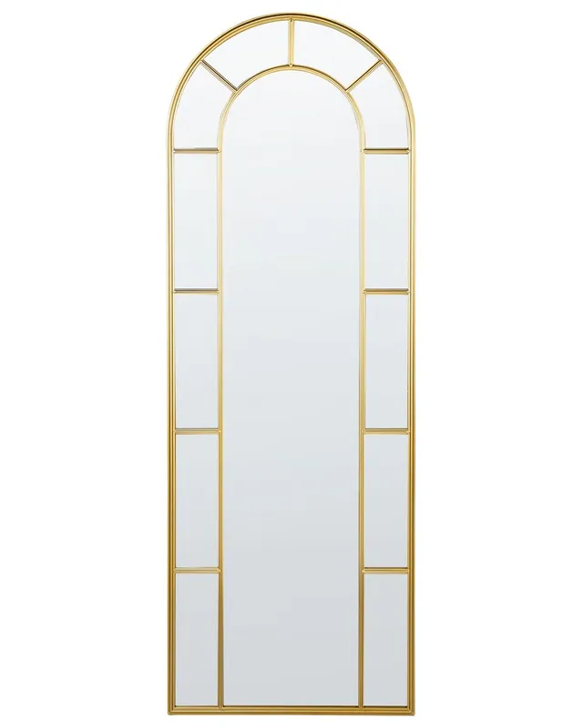Espejo CROSSES 60 cm 170 cm Metal Dorado - Decoración