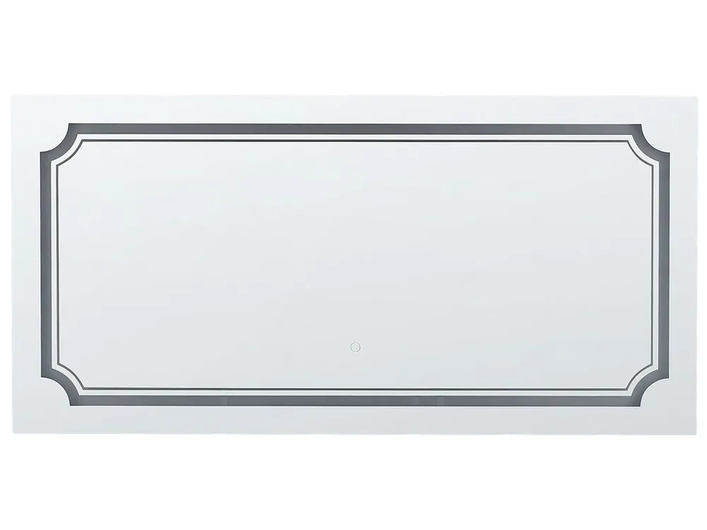 Espejo LED de baño ARROMACHNES 120 cm 60 cm Plateado