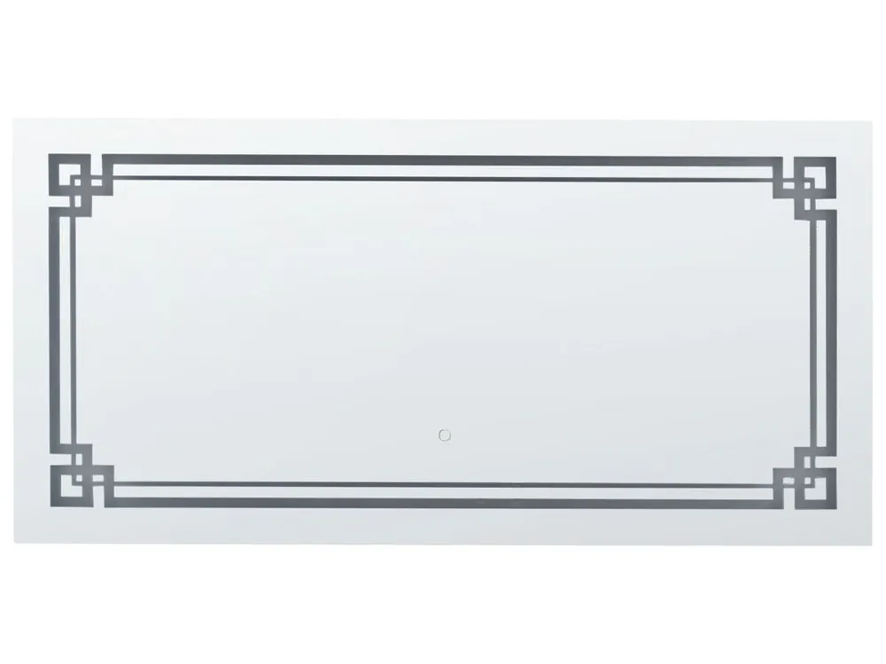 Espejo LED de baño AVRANCHES 120 cm 60 cm Plateado