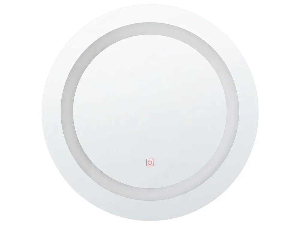 Espejo LED de baño SELUNE 58 cm 58 cm Plateado