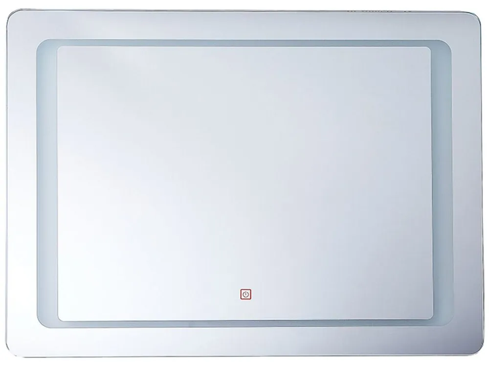 Espejo LED de baño WASSY 80 cm 60 cm Plateado