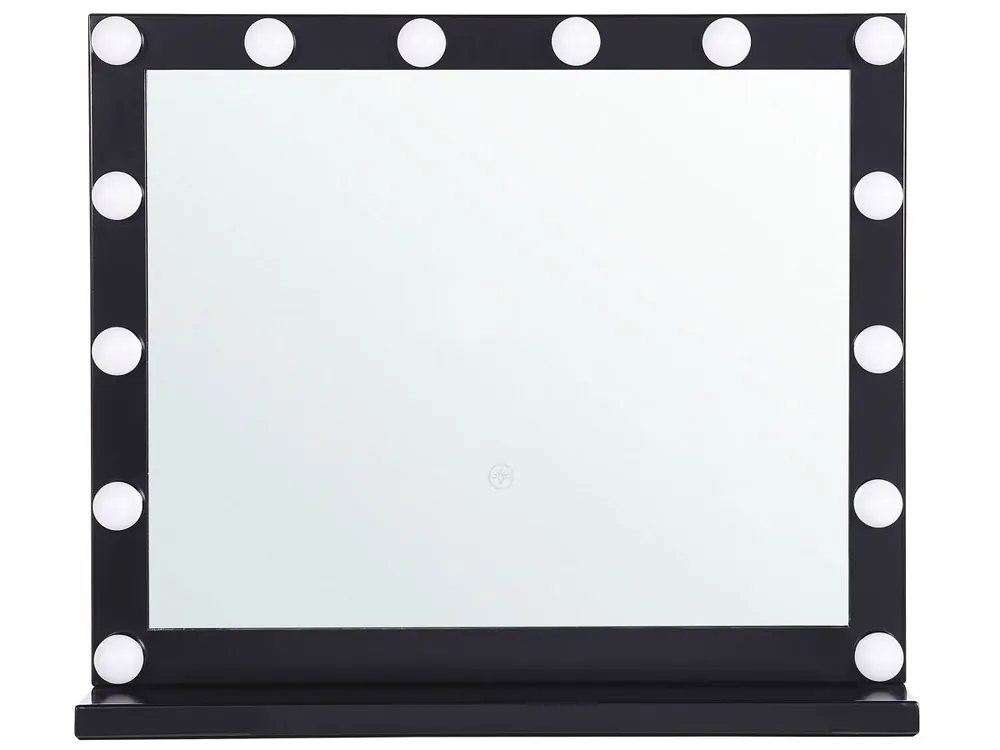 Espejo de tocador LED BEAUVOIR Negro - Baño