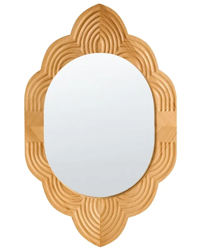 Espejo FRESVILLE 62 cm 100 cm Madera de pino Marrón claro - Decoración