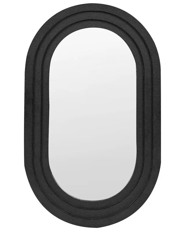Espejo MASSILLY 43 cm 69 cm Negro - Decoración