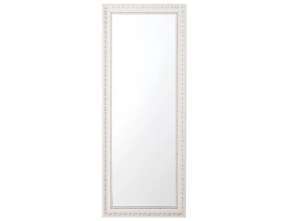 Espejo MAULEON 50 cm 130 cm Crema - Decoración