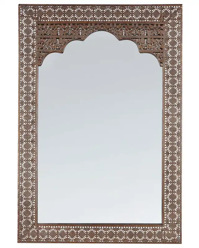 Espejo PALI 60 cm 90 cm Metal Cobrizo - Decoración