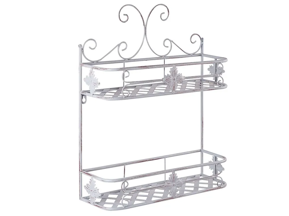Estantería de pared MARAYES Metal Gris - Baño