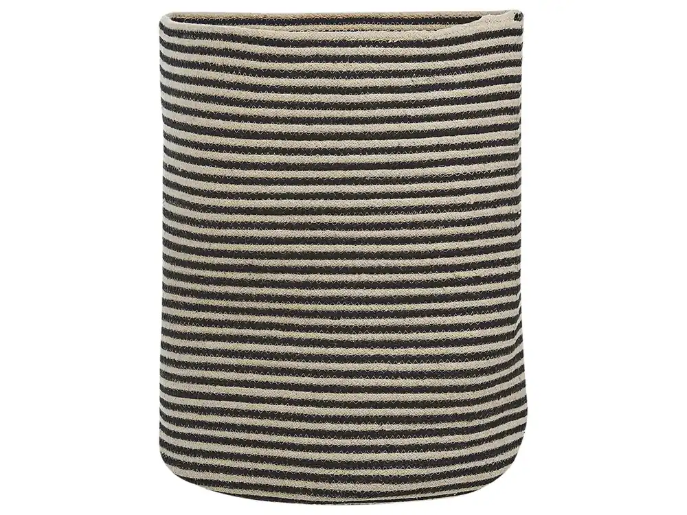 Conjunto de 2 cestas YERKOY Algodón Negro - Decoración