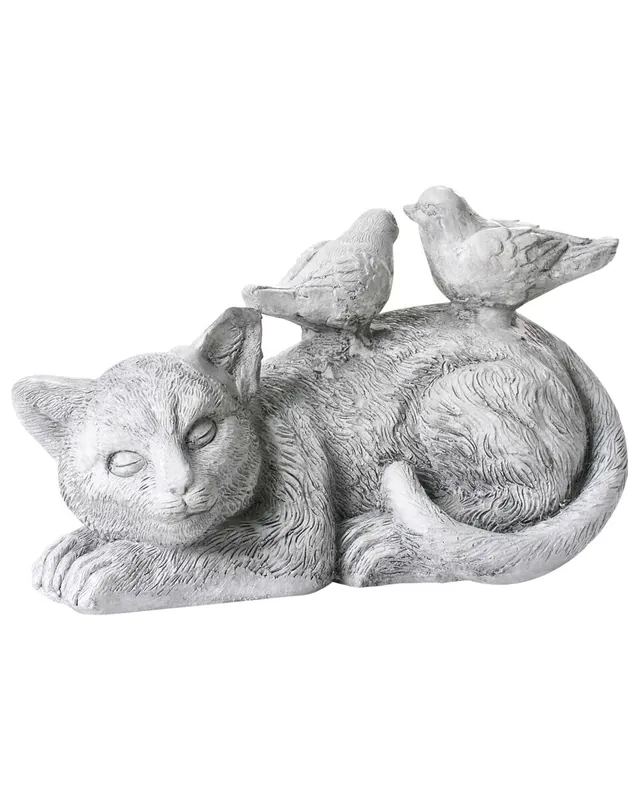 Estatua del jardín KALELA Gato Gris