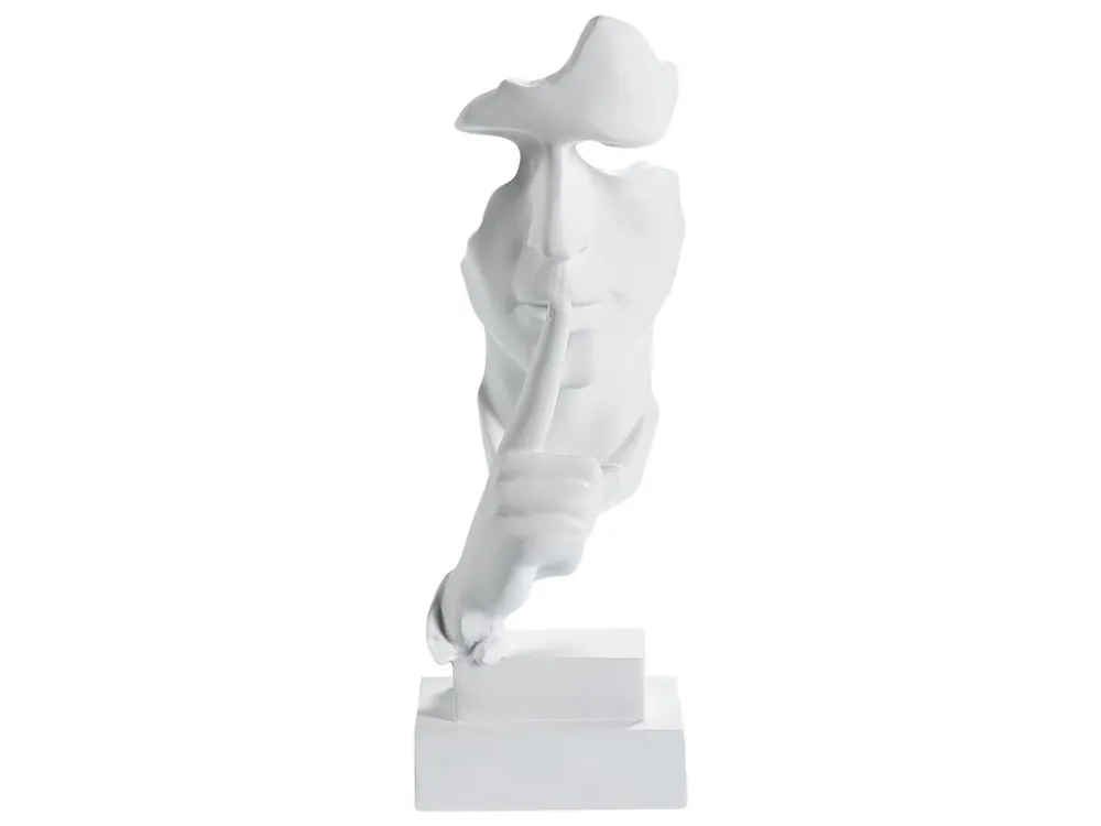 Figura decorativa Rostro RAAHE Blanco - Decoración
