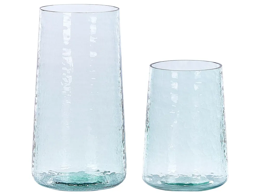 Jarrón decorativo KULCHE Vidrio 25/17 cm Transparente - Decoración
