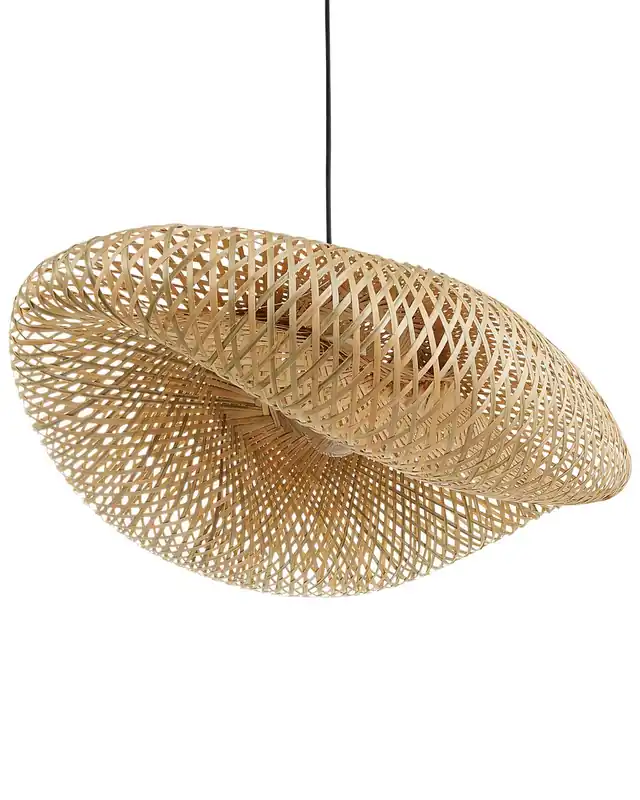 Lámpara colgante BALHA Madera de bambú Natural - Decoración