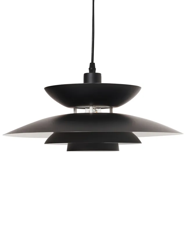 Lámpara colgante JURGA Metal Negro - Decoración