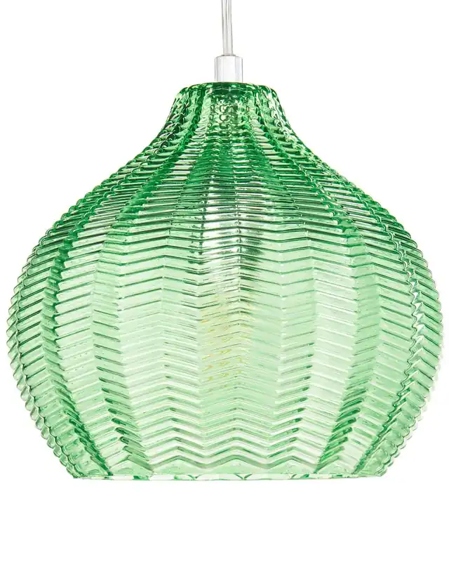 Lámpara colgante KEILA Vidrio Verde - Decoración