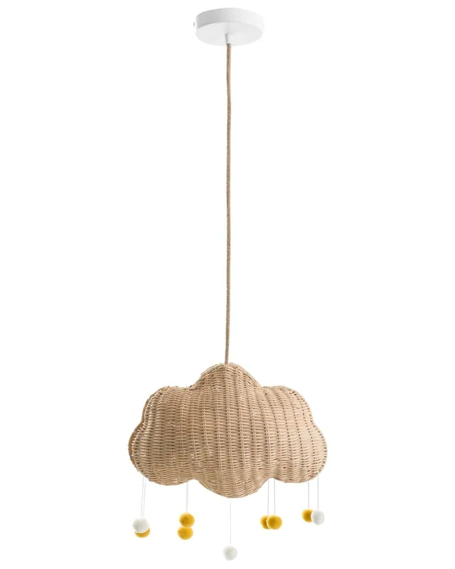 Lámpara colgante ONON Ratán Nube Natural - Decoración
