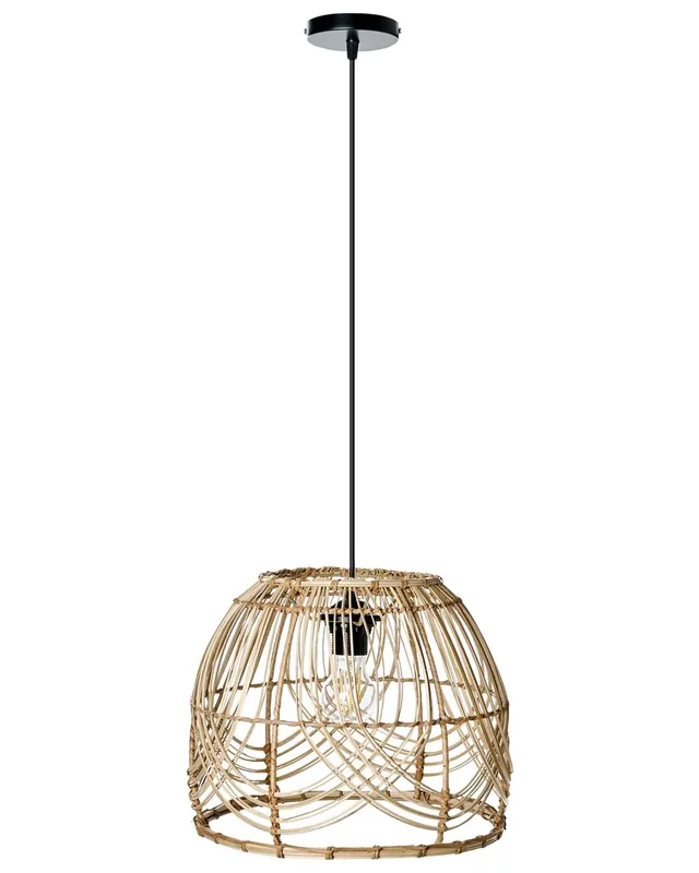 Lámpara colgante POSTRERO Ratán Natural - Decoración