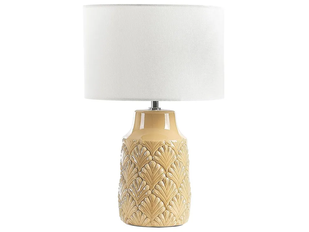 Lámpara de mesa BALAO Cerámica Amarillo - Decoración