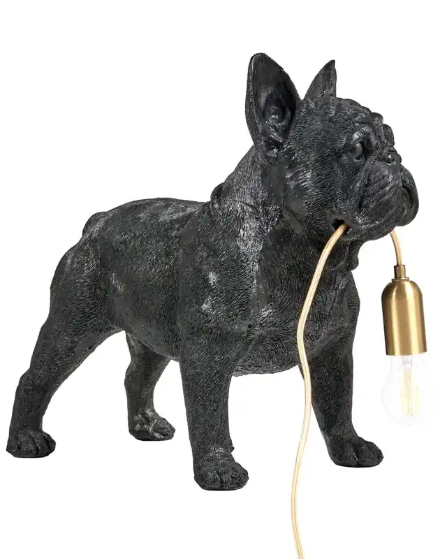 Lámpara de mesa Perro BAXTER Negro - Decoración
