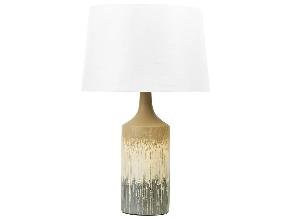 Lámpara de mesa CALVAS Cerámica Multicolor - Decoración