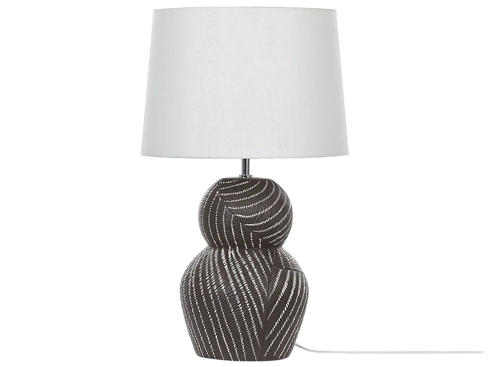 Lámpara de mesa GUAPORE Cerámica Negro - Decoración