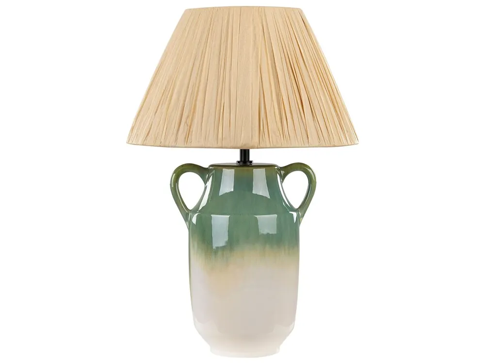 Lámpara de mesa LIMONES Cerámica Verde - Decoración
